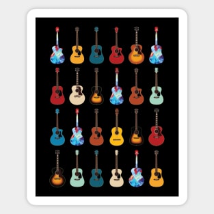 Acoustic Guitar Icons Huge Collection Magnet